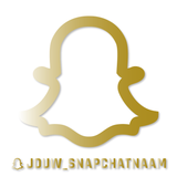 Snapchat naamsticker (set van 4 stuks)