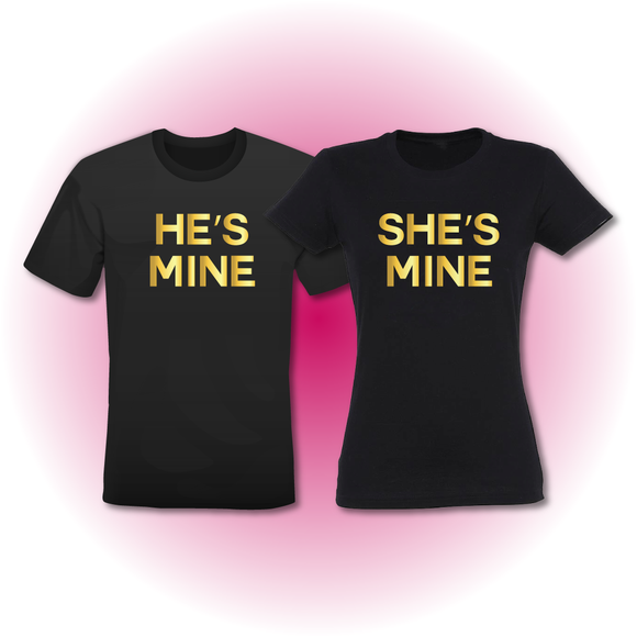 T-shirts He's Mine & She's Mine